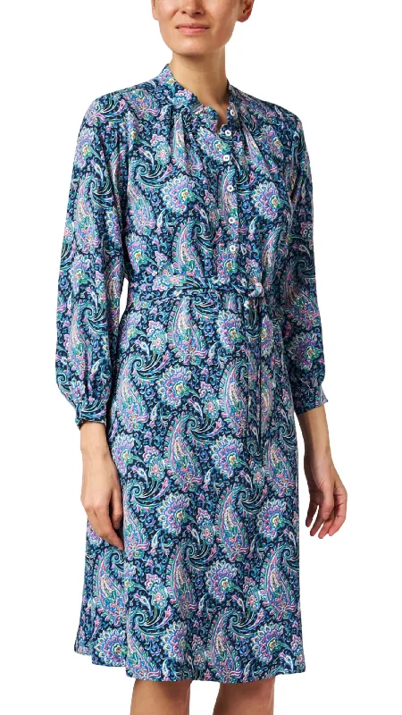 Chic for every occasion and style   Amelie Dress In Blue Print