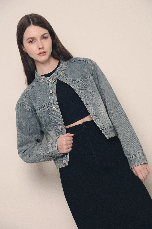 Trendy women’s clothing that suits every taste   Berkley Biker Denim Jacket