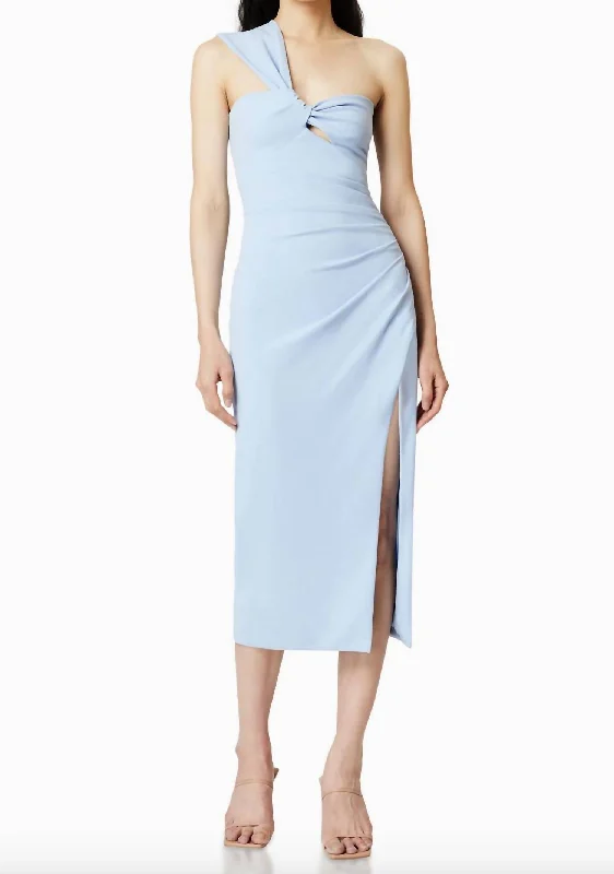 Create a timeless wardrobe with fashionable pieces   Fawn Dress In Sky Blue