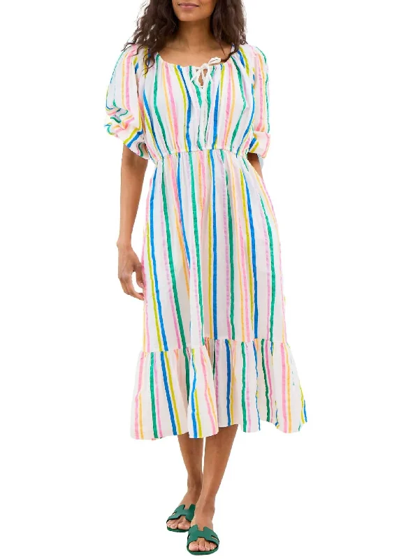 The ultimate guide to stylish women’s fashion   Harbor Stripe Dress In Multi