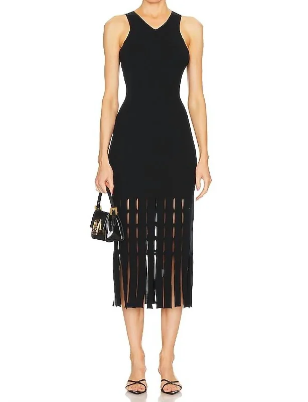 Refresh your closet with chic and comfy styles   Kaia Dress In Black