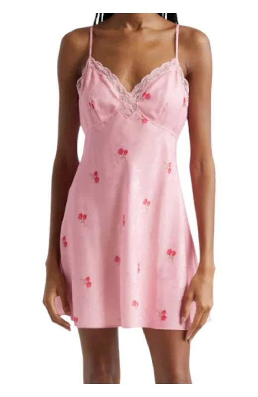 Sustainable fashion for stylish women   Larinda Dress In Cherry Pink