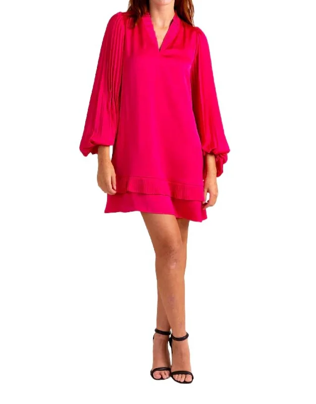 Trendsetting women’s clothing for fashion lovers   Liza Dress In Neon Pink