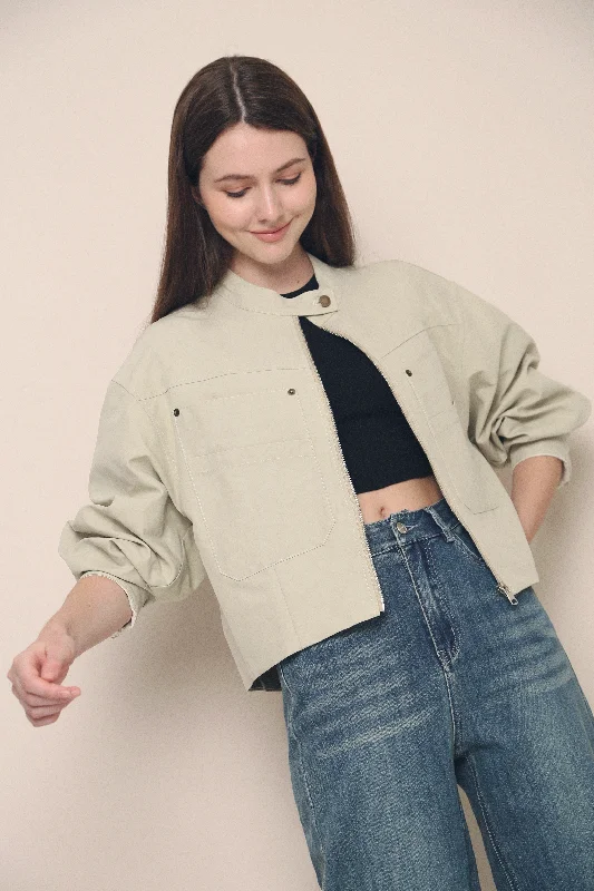 Step into style with our women’s clothing collection   Noa Utility Jacket Ivory