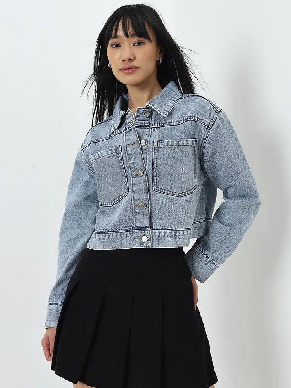 Look and feel your best in our women’s wear   Nuon Light Blue Denim Jacket