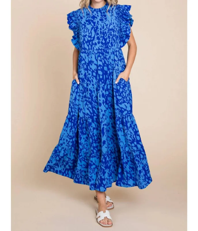 Women’s clothing that combines comfort and style   Say A Prayer For Me Dress In Navy Print