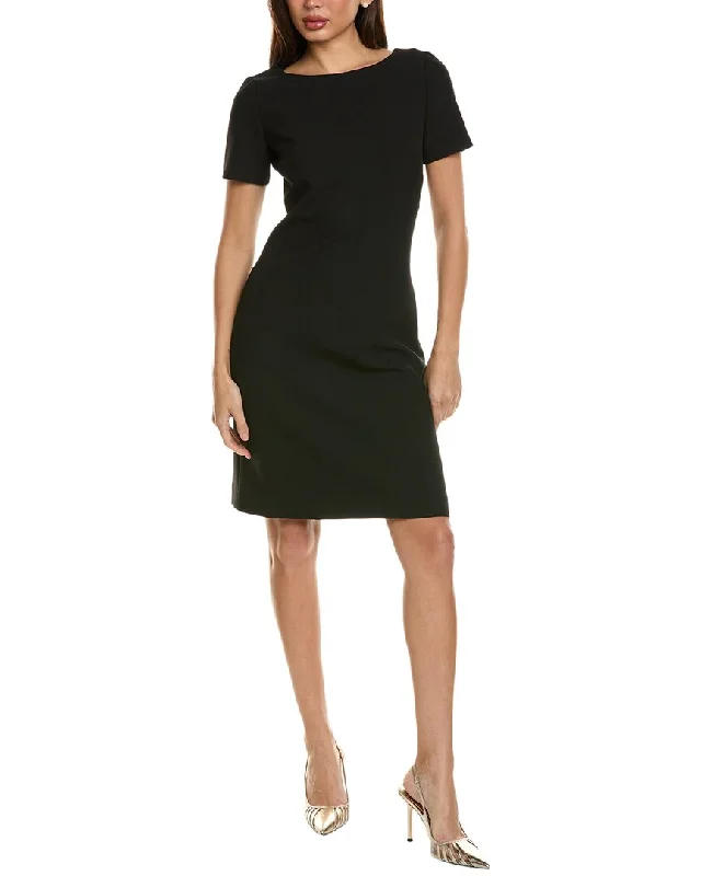 Comfortable yet fashionable women’s wear   St. John Stretch Crepe Sheath Dress