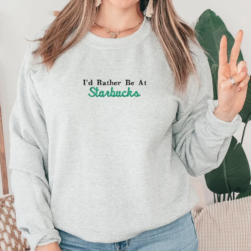 Refresh your closet with chic and comfy styles   I'd Rather Be At Custom Sweatshirt