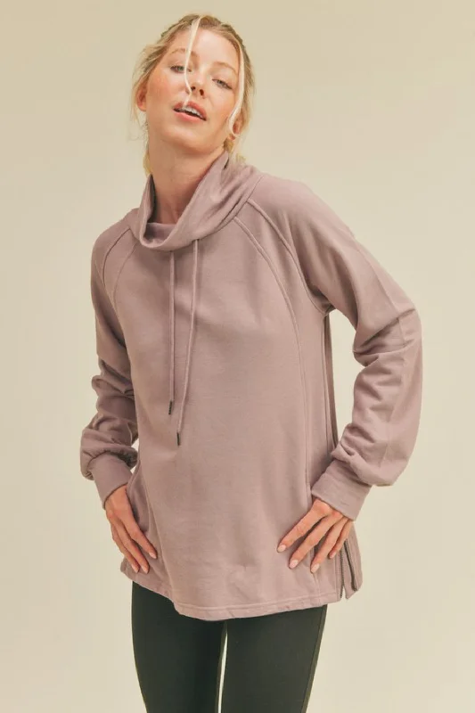 Versatile fashion options for every occasion Hot Girl Basic Bae Drawstring Side Zip Sweatshirt Versatile fashion options for every occasion Hot Girl Basic Bae Drawstring Side Zip Sweatshirt