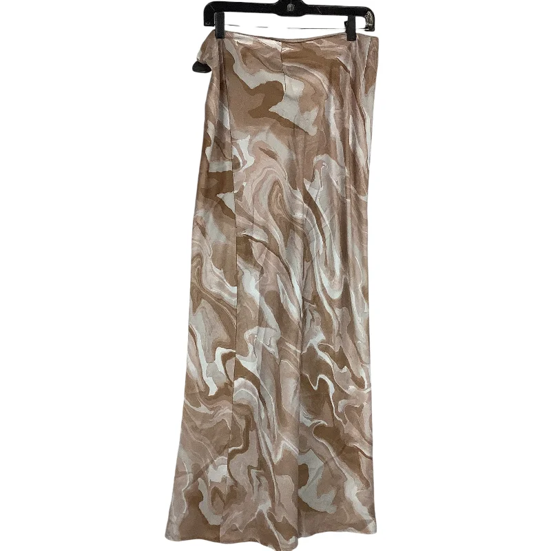 Comfortable yet stylish outfits for women on the go Skirt Maxi By Vestique In Tan, Size: M Comfortable yet stylish outfits for women on the go Skirt Maxi By Vestique In Tan, Size: M