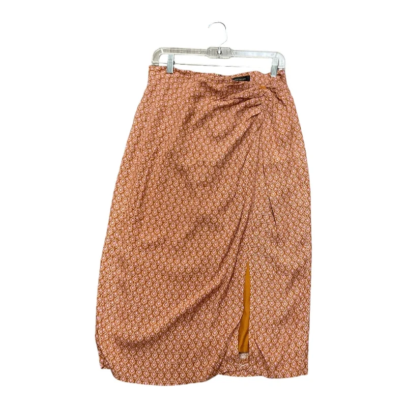 Chic, modern fashion for empowered women Skirt Midi By Ann Taylor In Brown & Orange, Size: 10 Chic, modern fashion for empowered women Skirt Midi By Ann Taylor In Brown & Orange, Size: 10