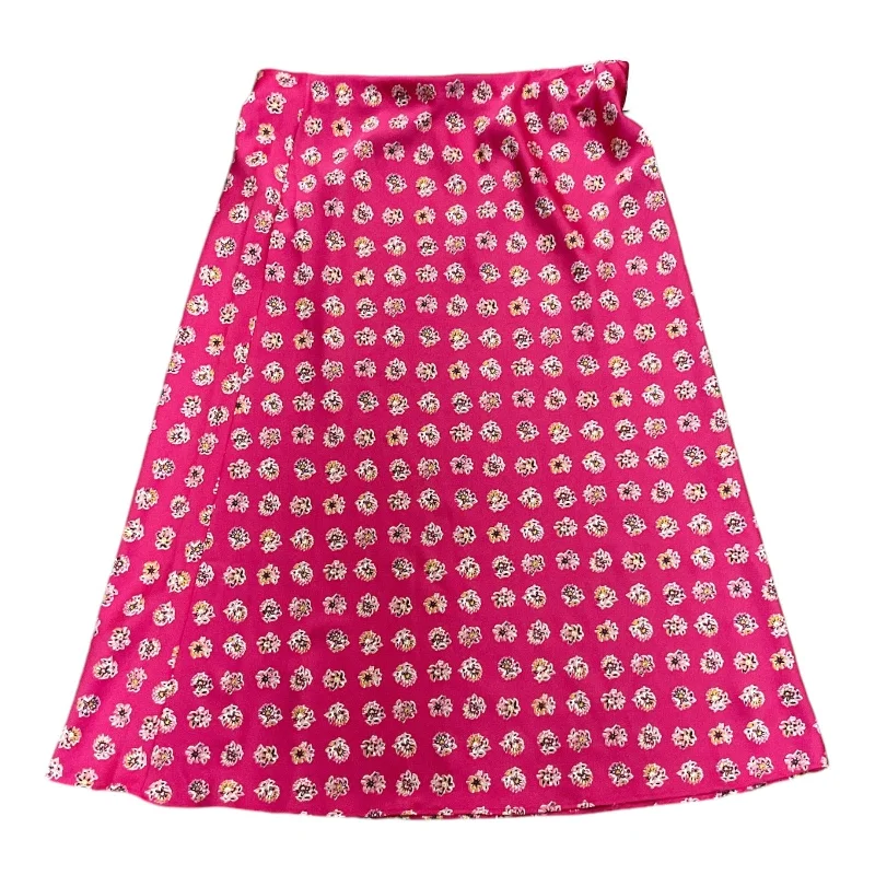 Bold fashion choices for the confident woman   Skirt Midi By Loft In Pink, Size: M