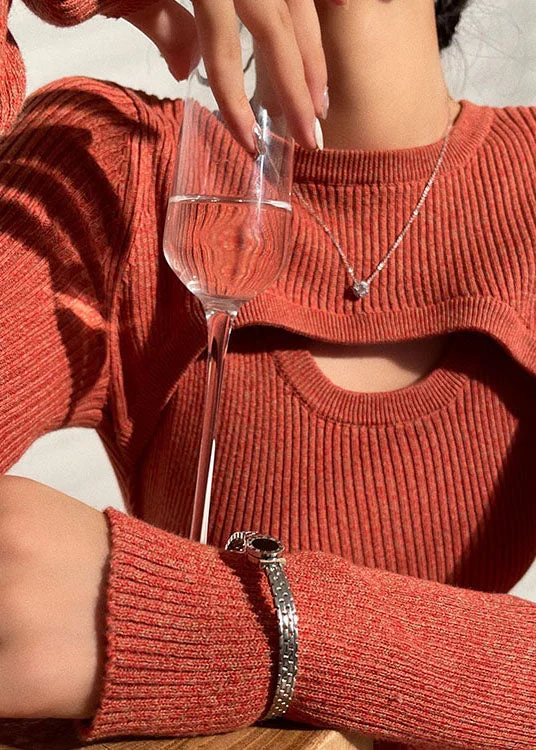 Summer-ready fashion for stylish women Slim Fit Red O-Neck Asymmetrical Wraped Knit Sweater Long Dress Long Sleeve Summer-ready fashion for stylish women Slim Fit Red O-Neck Asymmetrical Wraped Knit Sweater Long Dress Long Sleeve
