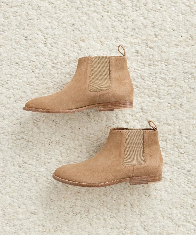 Get noticed with eye-catching women’s fashion   Suede Chelsea Boot