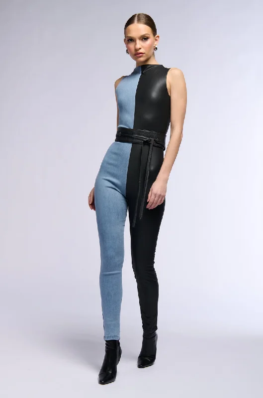 Refresh your wardrobe with high-quality women’s fashion CONNIE STRETCHY TWO TONE JUMPSUIT Refresh your wardrobe with high-quality women’s fashion CONNIE STRETCHY TWO TONE JUMPSUIT