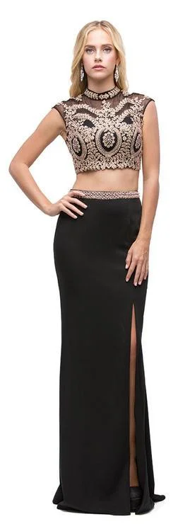 Fashionable women’s clothing that makes you shine   Dancing Queen Lace Embroidered Dress in Black/Blush Stone 9875