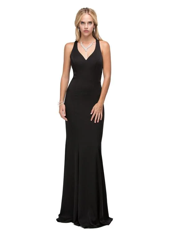 Feminine and fashionable clothing for every wardrobe Dancing Queen V-Neck Racer Back Sheath Dress in Black 9637 Feminine and fashionable clothing for every wardrobe Dancing Queen V-Neck Racer Back Sheath Dress in Black 9637
