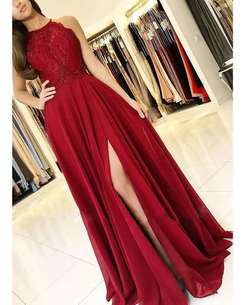 Premium quality women’s clothing at affordable prices Elegant burgundy halter lace long prom dress cg14922 Premium quality women’s clothing at affordable prices Elegant burgundy halter lace long prom dress cg14922