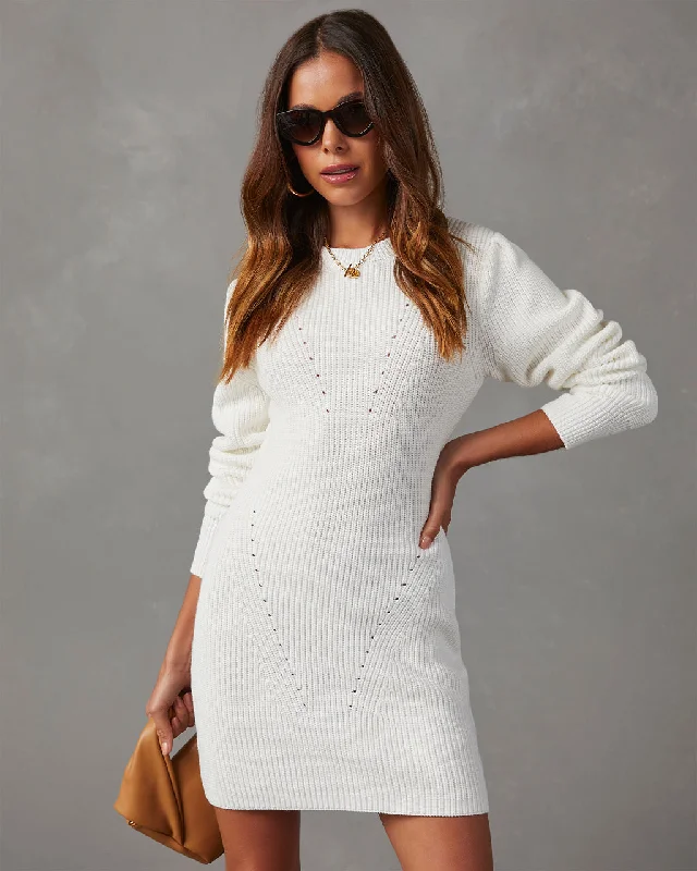 Women’s fashion that reflects your personality   Getting Cozy Knit Sweater Dress
