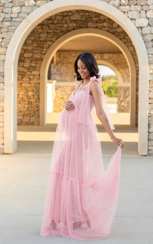 Clothing that’s as bold as you are   Hannah Gown Sweetheart Top Maternity Dress