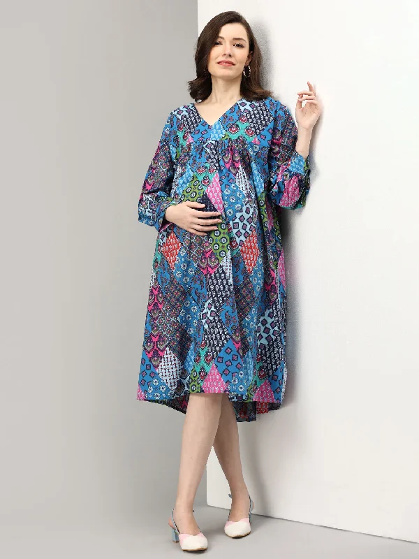 Cozy women’s clothing for the colder months   Hue-La-La Maternity and Nursing Dress