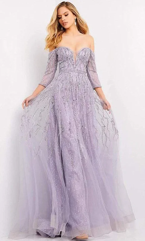 Confidence-boosting clothing for women Jovani - 04632 Enchanting Beaded Off Shoulder Gown Confidence-boosting clothing for women Jovani - 04632 Enchanting Beaded Off Shoulder Gown