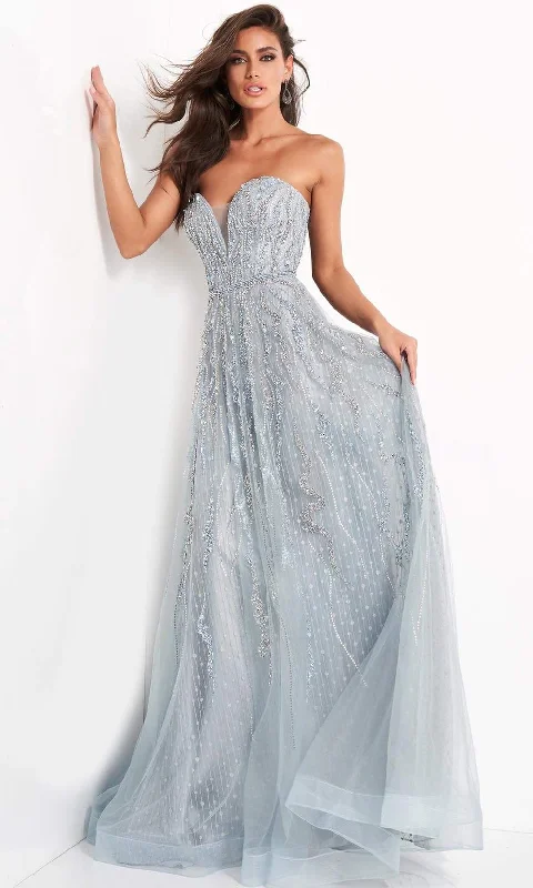Refresh your wardrobe with trendy women’s apparel Jovani - 04633 Strapless Sweetheart Beaded A-Line Gown Refresh your wardrobe with trendy women’s apparel Jovani - 04633 Strapless Sweetheart Beaded A-Line Gown