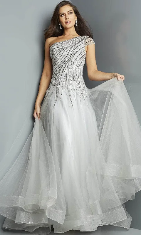 Affordable fashion that looks high-end Jovani 23042 - Embellished A-Line Evening Dress Affordable fashion that looks high-end Jovani 23042 - Embellished A-Line Evening Dress