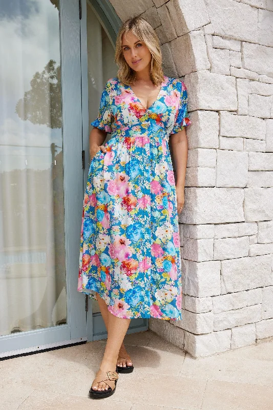 Effortlessly chic fashion for today’s woman   Karabelle Dress - Multi Floral