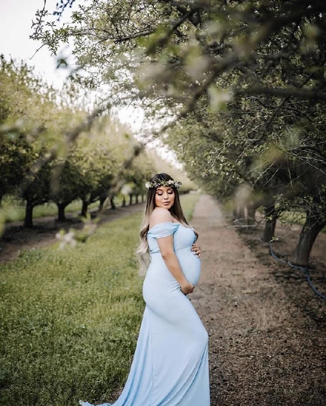 Dress up or down with these versatile pieces   Kelly Gown Maternity Dress