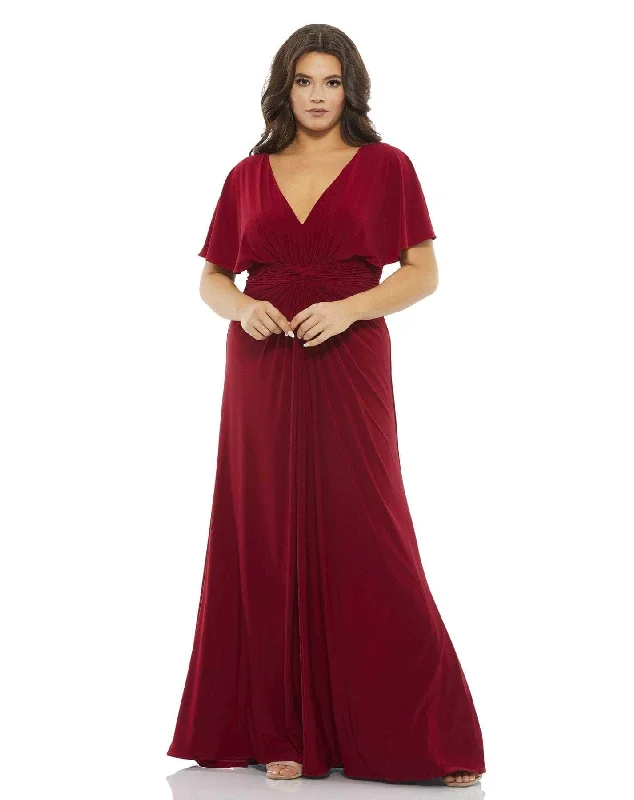Dress to impress with elegant women’s wear Mac Duggal 67916 - V Neck Minimalist Jersey Gown Dress to impress with elegant women’s wear Mac Duggal 67916 - V Neck Minimalist Jersey Gown