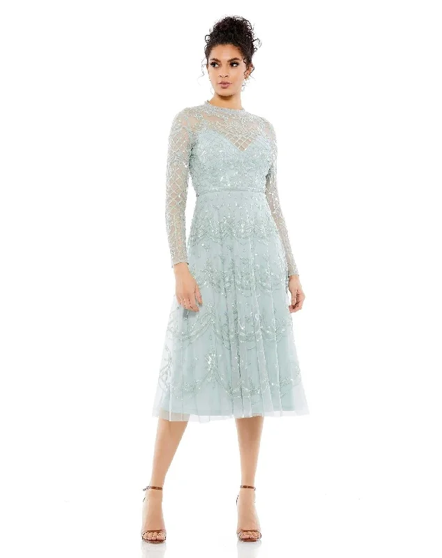 Refresh your wardrobe with trendy women’s apparel Mac Duggal 9142 Long Sleeve Midi Dress Refresh your wardrobe with trendy women’s apparel Mac Duggal 9142 Long Sleeve Midi Dress