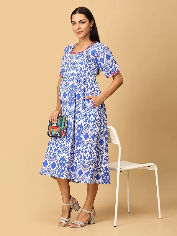 Chic, modern looks for the stylish woman Masquerade Magic Embroidered Maternity and Nursing Dress Chic, modern looks for the stylish woman Masquerade Magic Embroidered Maternity and Nursing Dress