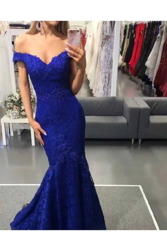 Bold fashion choices for the confident woman Mermaid Off-the-Shoulder Lace Long Prom Dresses Formal Evening Gowns cg14918 Bold fashion choices for the confident woman Mermaid Off-the-Shoulder Lace Long Prom Dresses Formal Evening Gowns cg14918