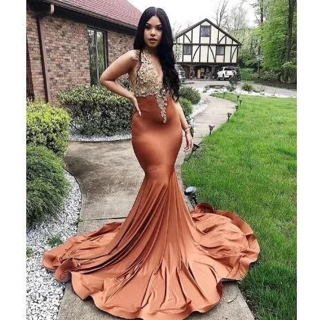 Refresh your wardrobe with trendy women’s apparel Mermaid Prom Dresses Sexy Deep V Neck Gold Appliques Cap Sleeve Evening Party Gowns Black cg14796 Refresh your wardrobe with trendy women’s apparel Mermaid Prom Dresses Sexy Deep V Neck Gold Appliques Cap Sleeve Evening Party Gowns Black cg14796