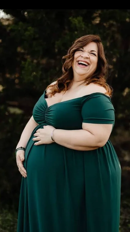 Modern fashion pieces designed for all women   Mery Flowey Gown Maternity Dress