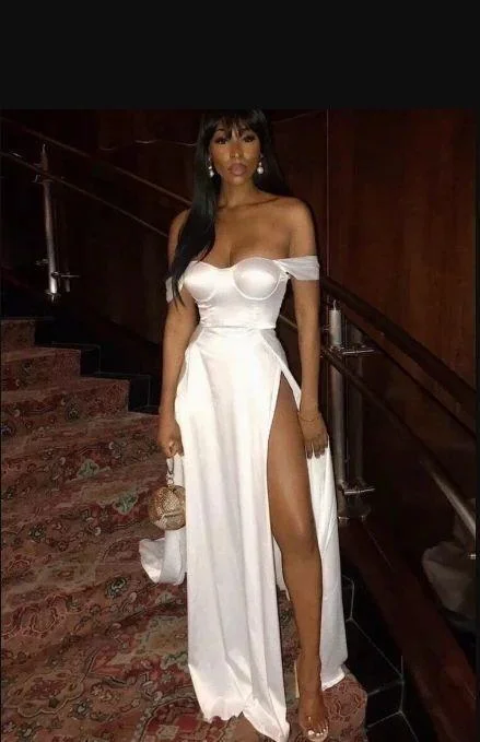Chic for every occasion and style Off Shoulder High Slit Evening Dress, Long Prom Dresses cg14883 Chic for every occasion and style Off Shoulder High Slit Evening Dress, Long Prom Dresses cg14883