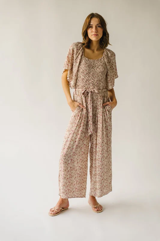 Stylish women’s clothing designed for comfort The Nelligan Floral Jumpsuit in Beige Multi Stylish women’s clothing designed for comfort The Nelligan Floral Jumpsuit in Beige Multi