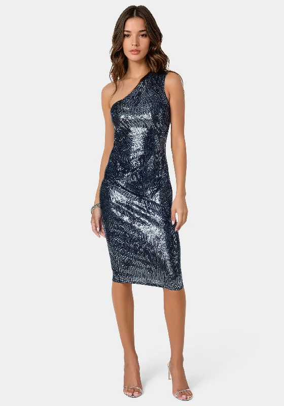 Refresh your wardrobe with high-quality women’s fashion Zebra Sequin One Shoulder Midi Dress Refresh your wardrobe with high-quality women’s fashion Zebra Sequin One Shoulder Midi Dress