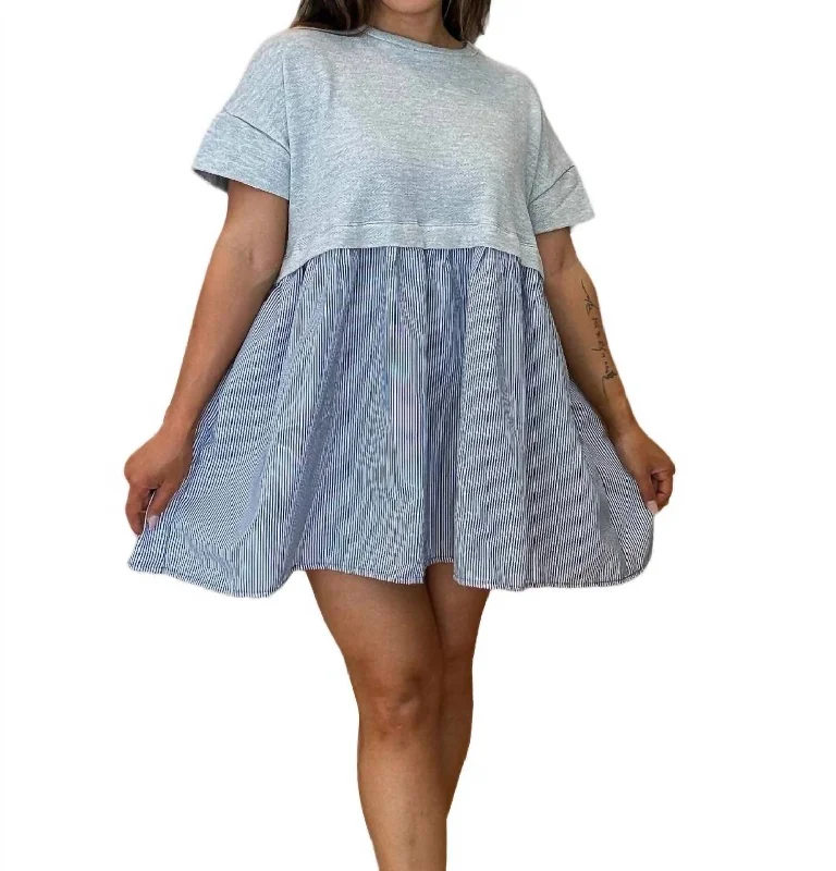Perfect fashion pieces for the busy woman   Here With Me Dress In Blue Multi