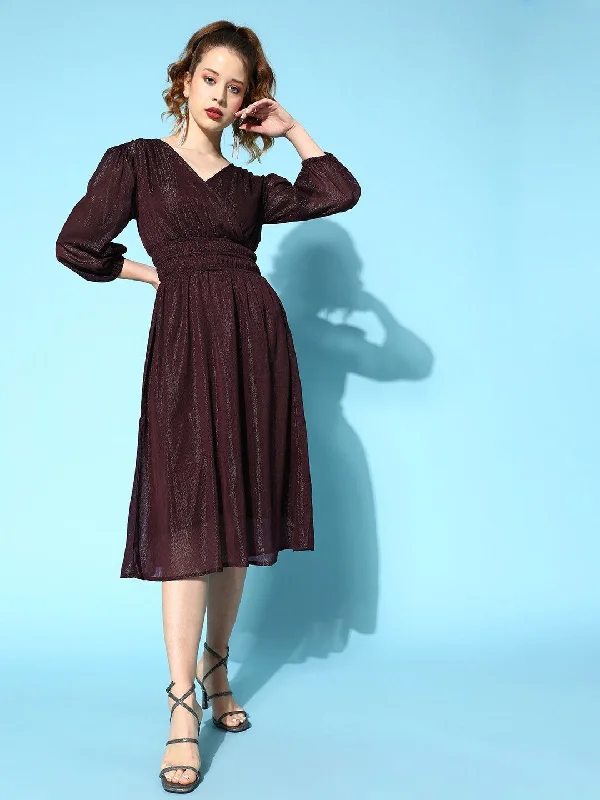 Statement pieces for the confident woman   PlusS Brown Dress
