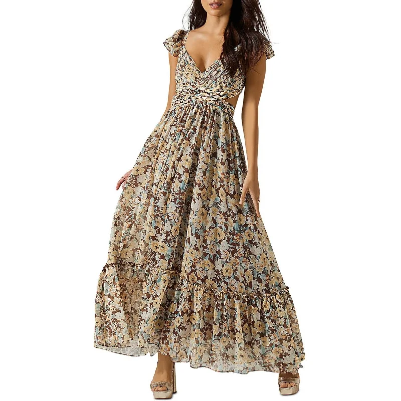 Curated collections for modern, fashionable women   Womens Floral Print Evening Dress
