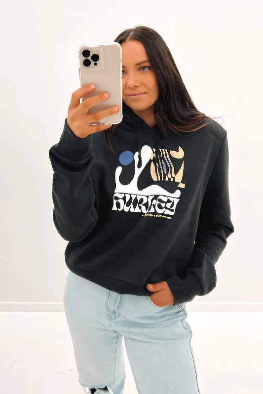 Chic for every occasion and style   Another Time Cropped Hood Dark Grey Stone