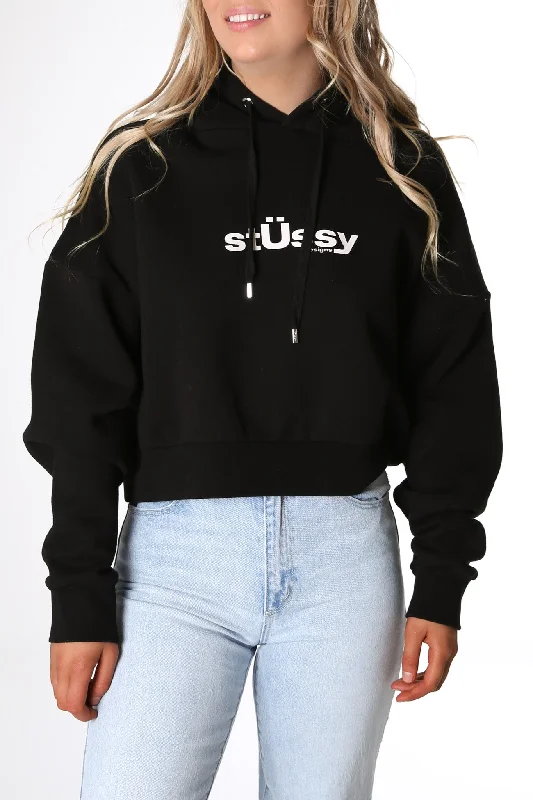 Create a timeless wardrobe with fashionable pieces   Big U Hoodie Black