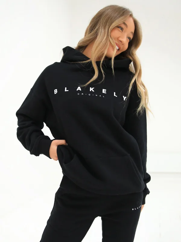 Find your perfect fit with stylish women’s clothing   Composure Oversized Hoodie - Black