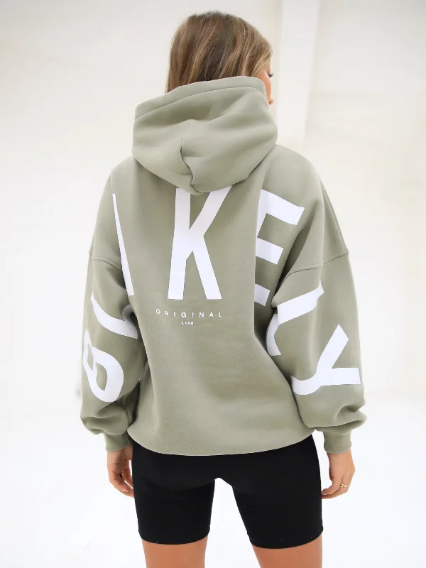 Stylish and comfortable outfits for women   Isabel Oversized Hoodie - Olive