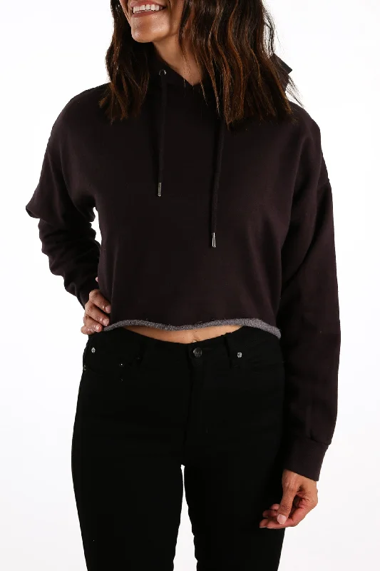 Trendy women’s clothing that suits every taste   Cropped Hoody Washed Black