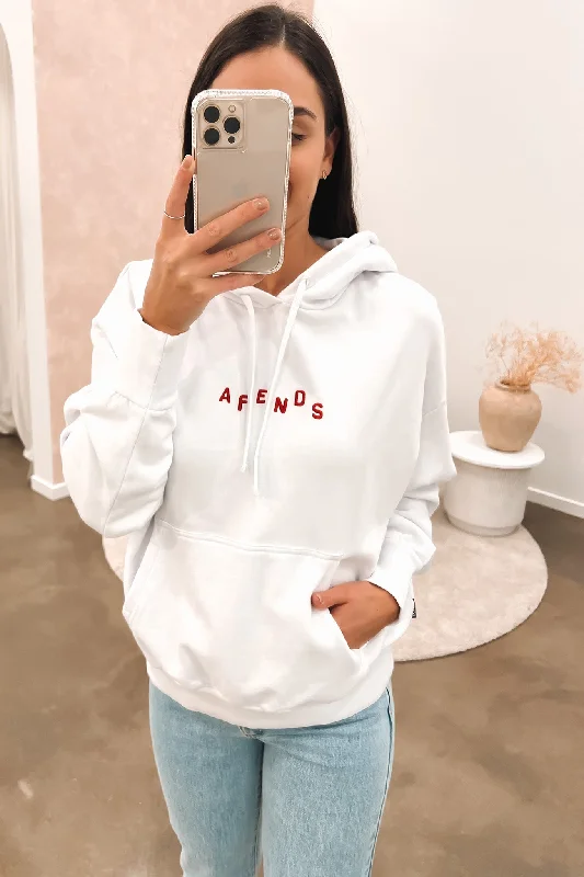 Elevate your look with premium women’s wear   Kala Recycled Pull On Hood White