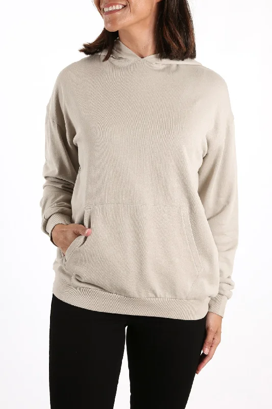 Perfect fashion pieces for the busy woman   Lahni Hooded Sweat Washed Khaki