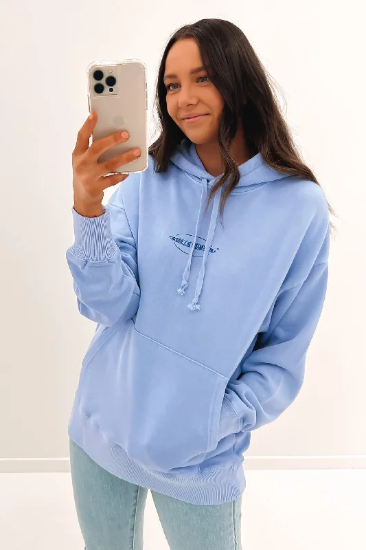 Fashionable women’s clothing that makes you shine   Orbit Fleece Hood Powder Blue